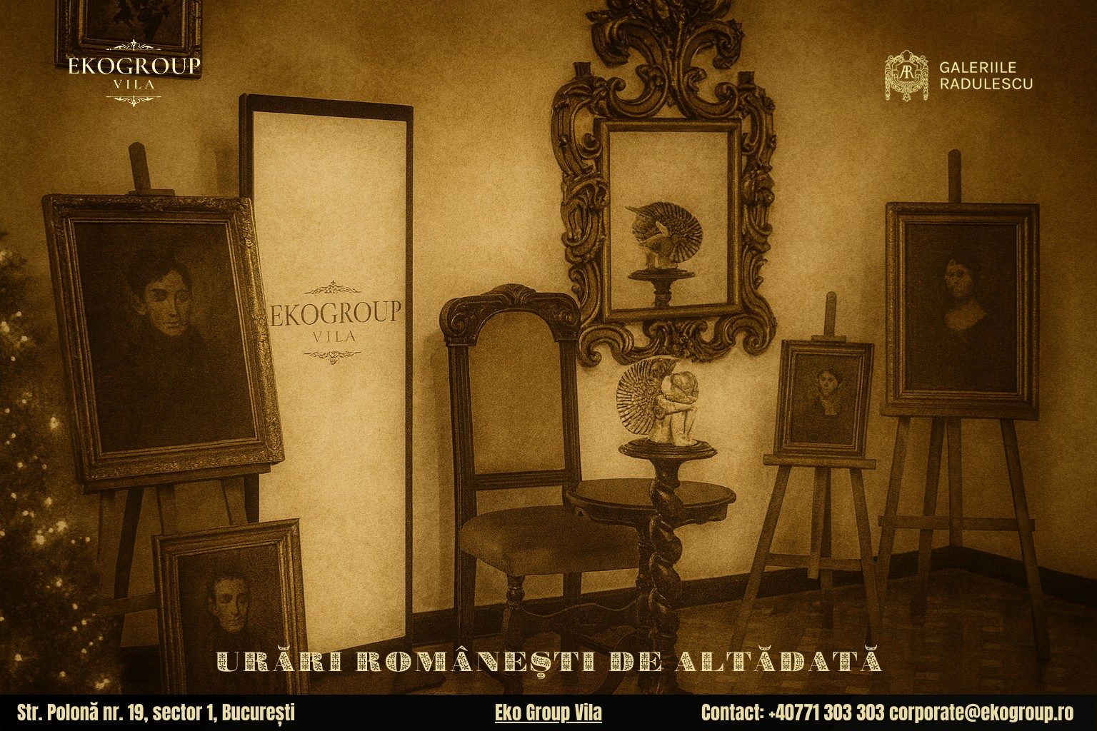 Urări de Crăciun ce reînvie magia perioadei interbelice în cadrul Crăciunul anilor ’30 găzduit de Eko Group Vila