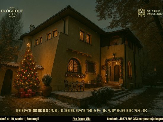 Poveste de Crăciun în luminile anilor ’30: magia fostei Case Tătărăscu, azi Eko Group Vila